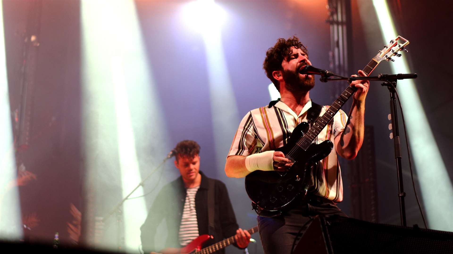 Foals wowed the crowds Picture: Matthew Coates