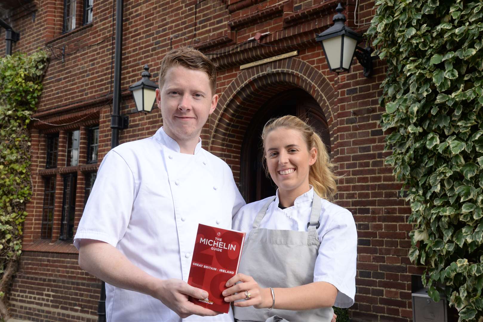 Dan and Natasha Smith celebrated being awarded a Michelin star in 2018