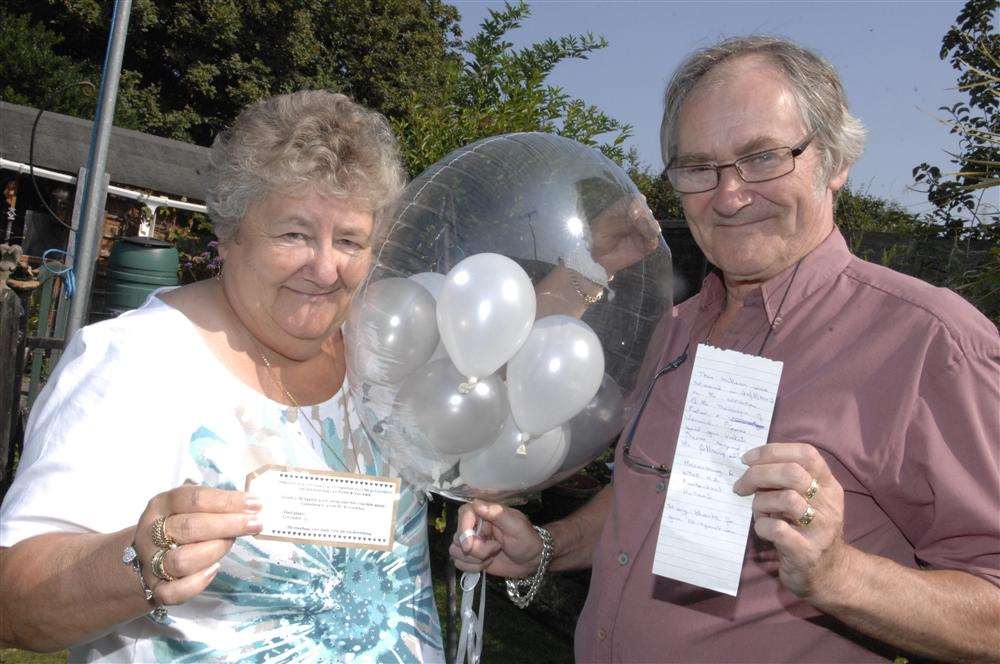 Carol and Roger Betts of Hawthorn Avenue, Sheerness