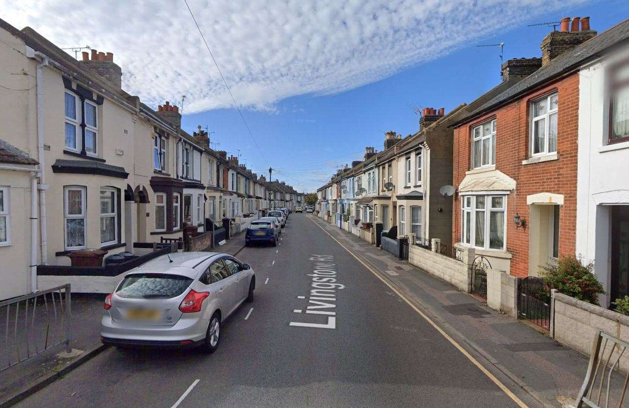 Investigating officers are seeking information after a man exposed himself in the Livingstone Road area, in Gillingham. Picture: Google Maps