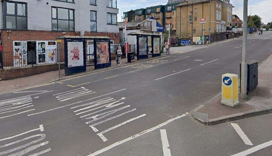 The Maidstone West bus stop near Broadway. Picture: Google Maps