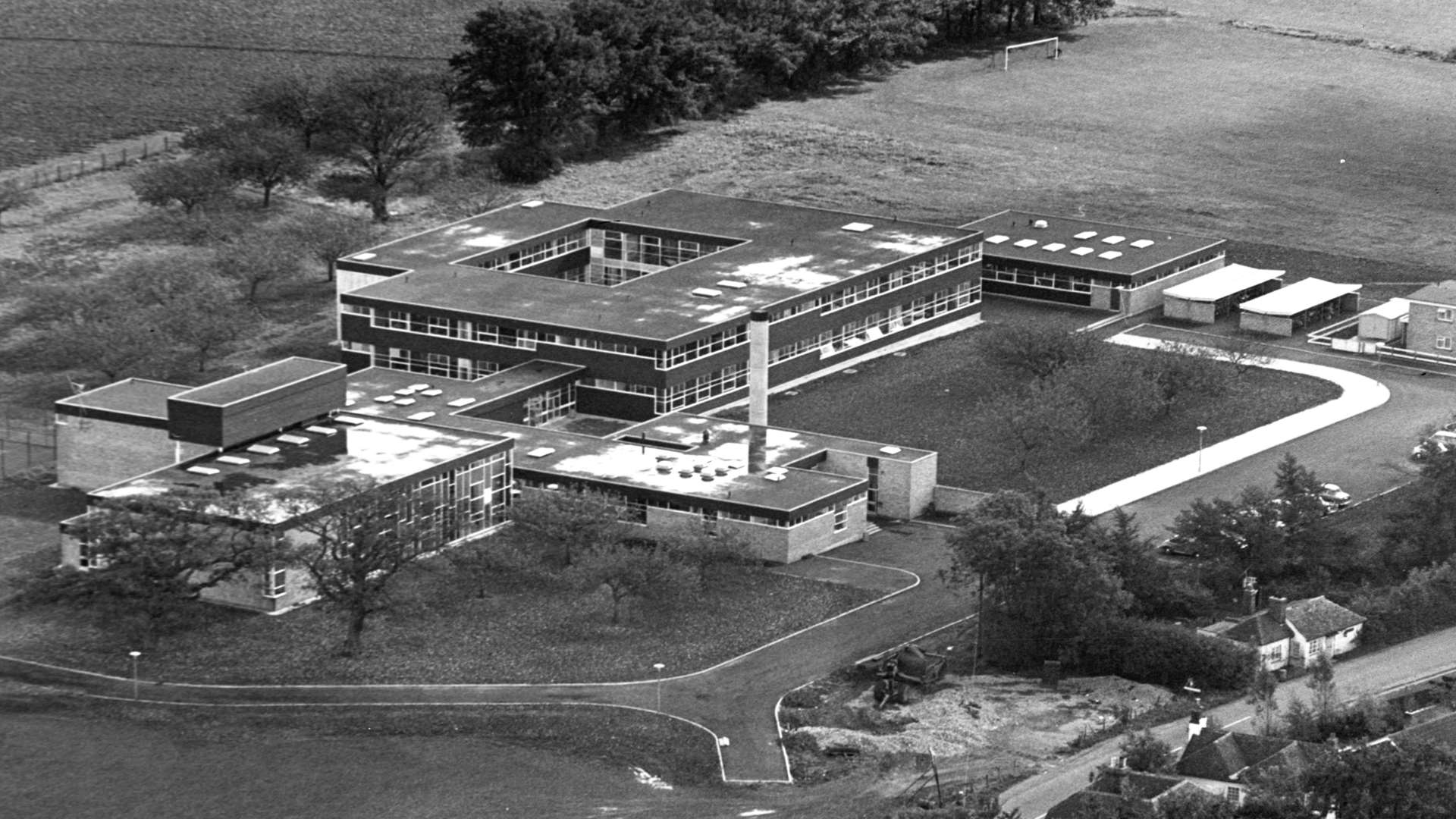 Towers School from above in 1967. Picture: Steve Salter