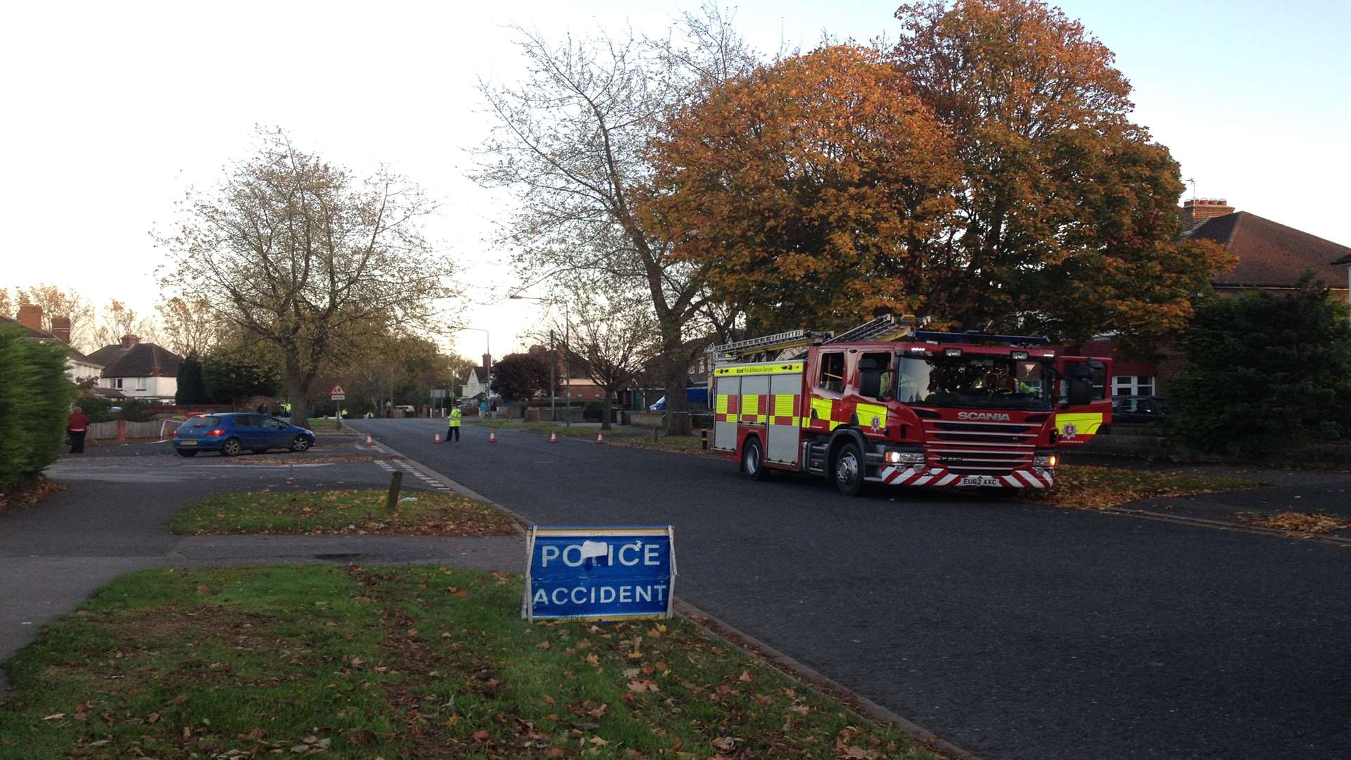 Emergency services close York Road in Maidstone