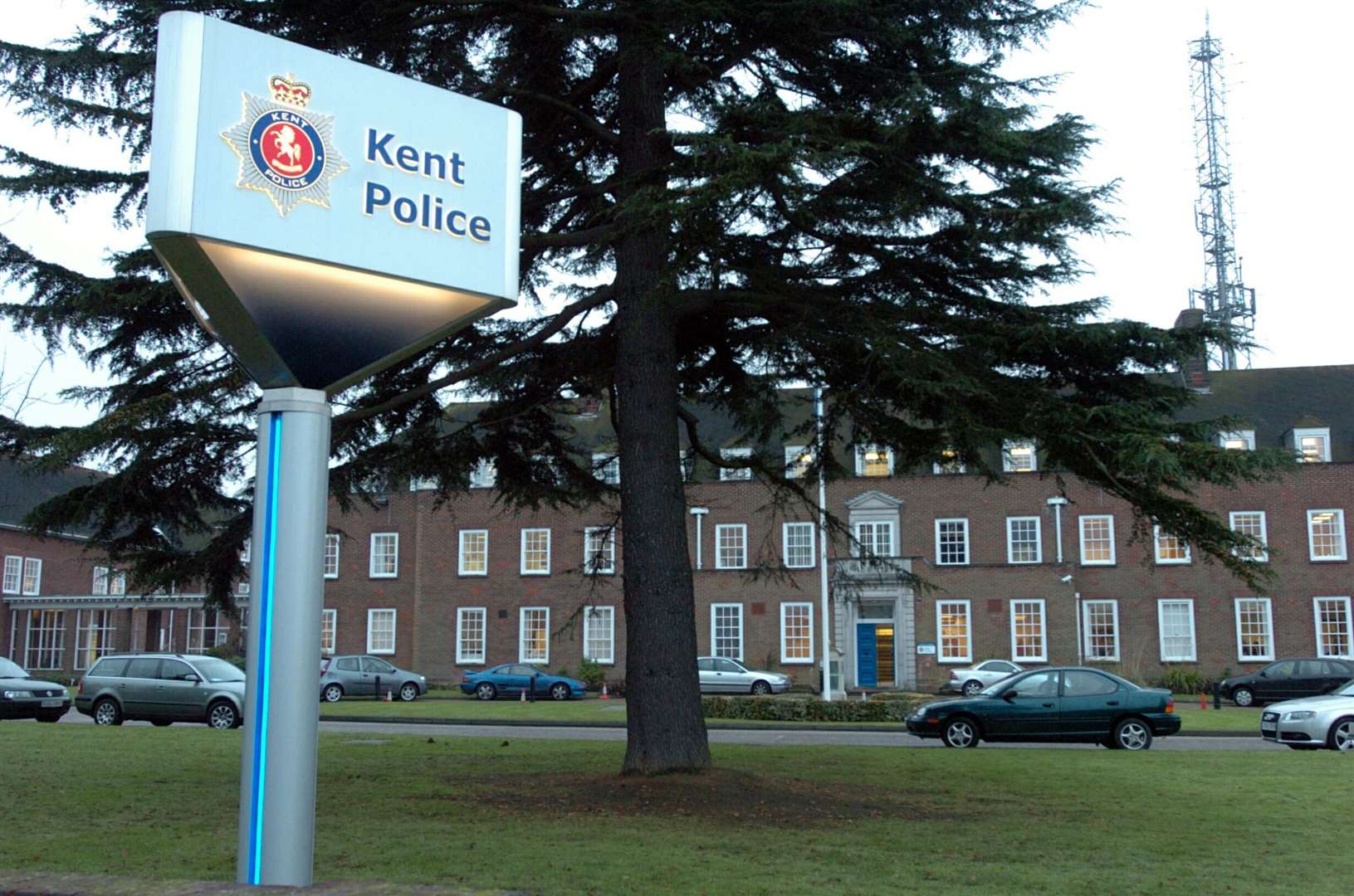 Kent Police Headquarters in Maidstone's Sutton Road. Picture: Matthew Walker