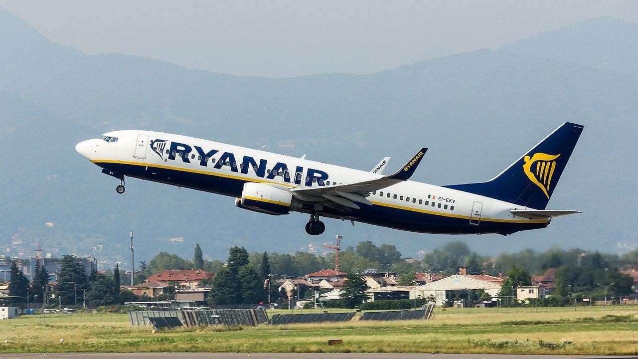 The incident took place on a Ryanair plane. Stock picture