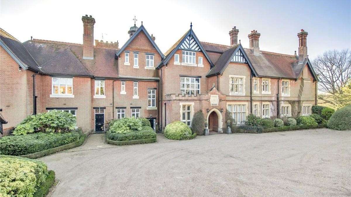 The property in Hadlow dates back to 1888 and is set within an Area of Outstanding Natural Beauty. Picture: Savills