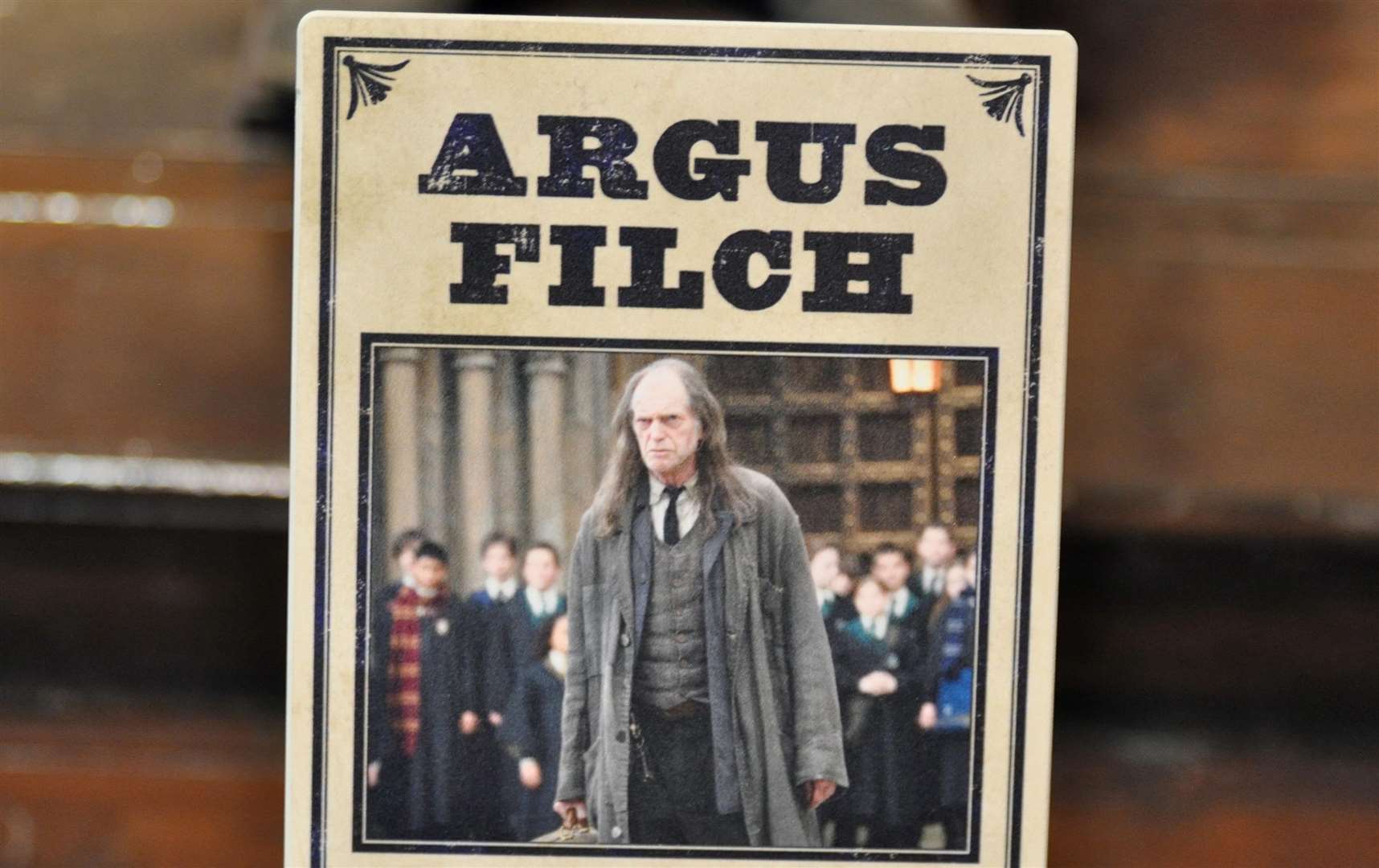 David Bradley as Argus Filch in Harry Potter. Credit: Studio Sarah Lou on Flickr (4964669)