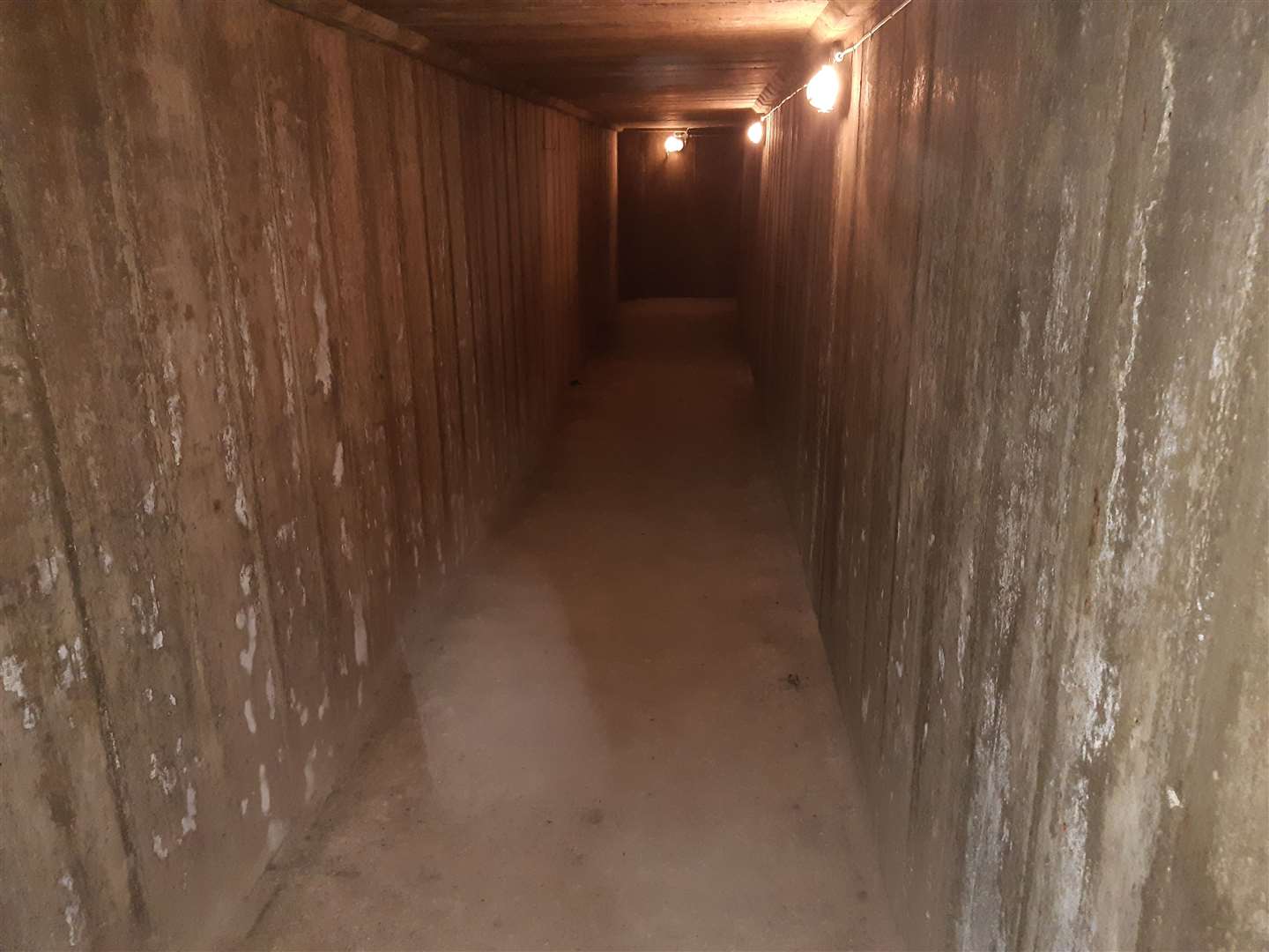 One of the tunnels