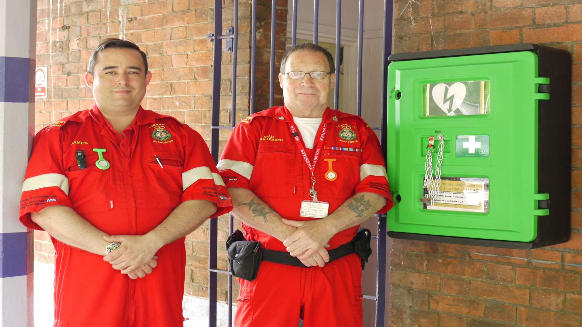 The Community First Responders are volunteer members of the community who are trained and dispatched by the Ambulance Service