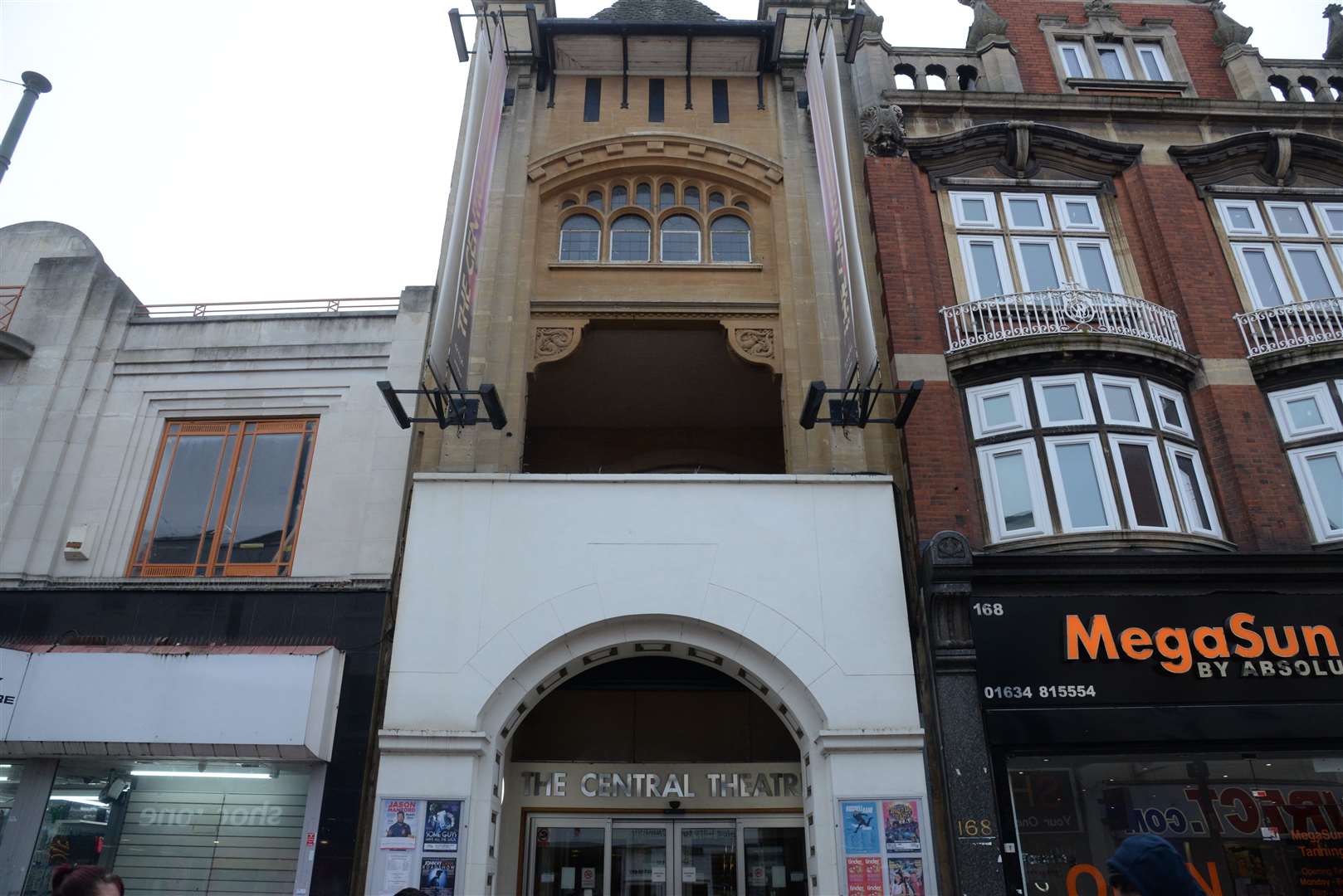 Adrian Edwards was found asleep after breaking in to the Central Theatre in Chatham