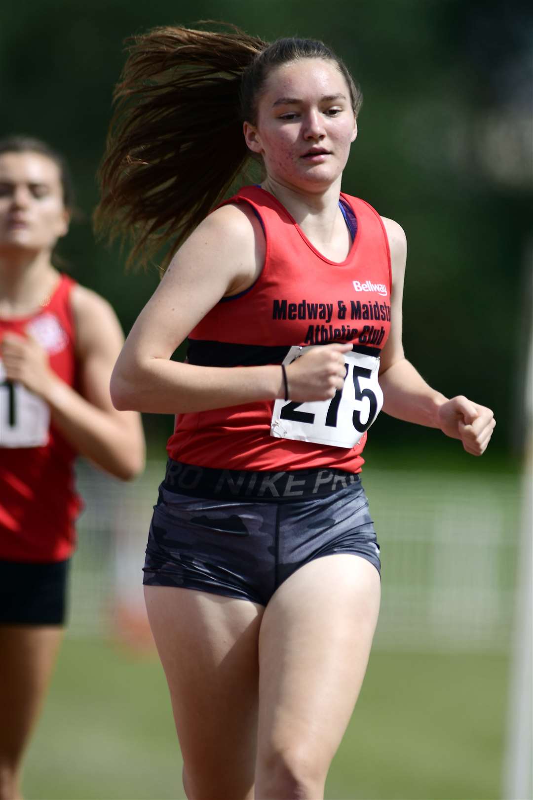 Abigail Royden (Medway) in the 1500m Picture: Barry Goodwin
