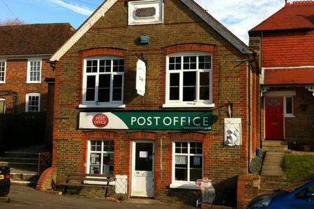 The Post Office in Harrietsham today after a break-in
