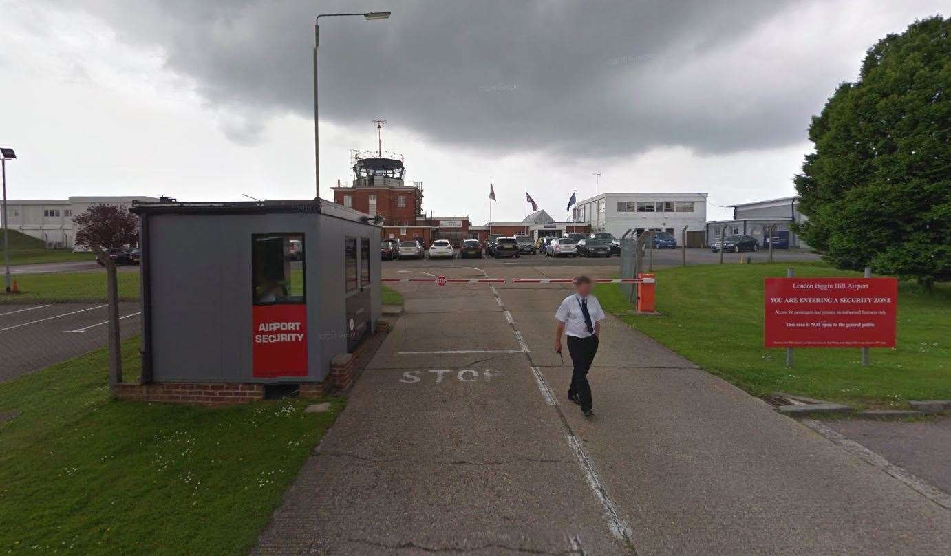 Emergency services were called to Biggin Hill airport after a bomb scare. Picture: Google Maps