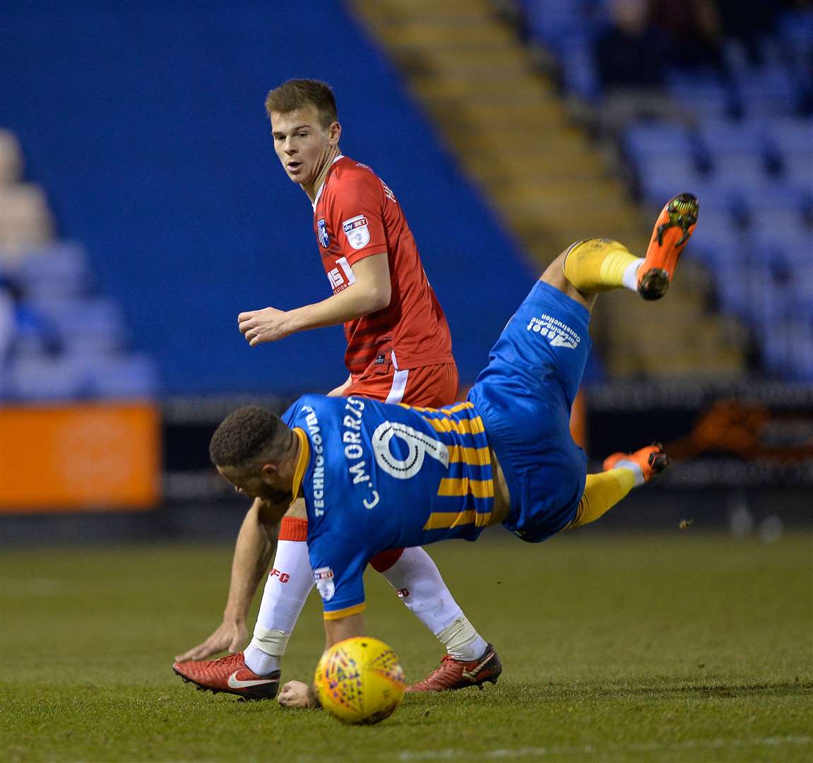 Jake Hessenthaler busy in midfield Picture: Ady Kerry