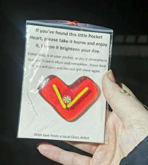This Secret Heart was found by Rebecca and her boyfriend, Ryan