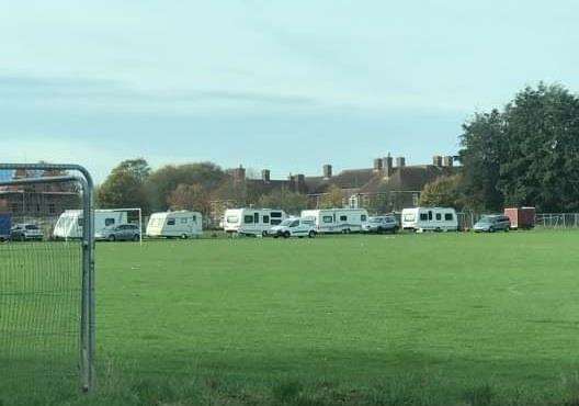 Travellers on Church Road