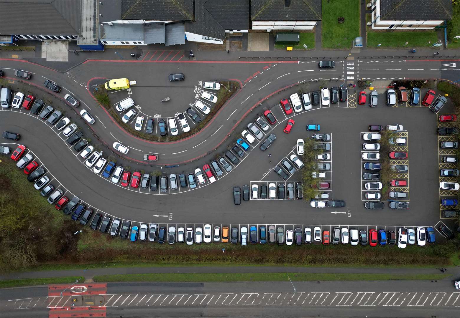100 spaces were added to Maidstone Hospital’s visitor parking after complaints it was getting too busy. Picture: Barry Goodwin