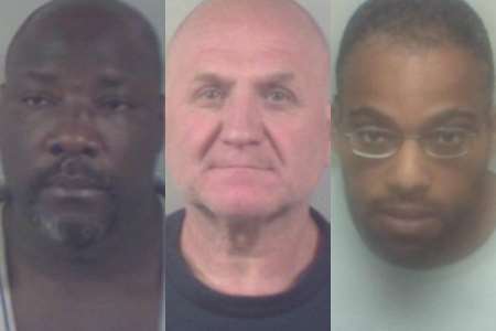 Burglars Raymond Wallace, Nigel Jarman and Darren Edwards