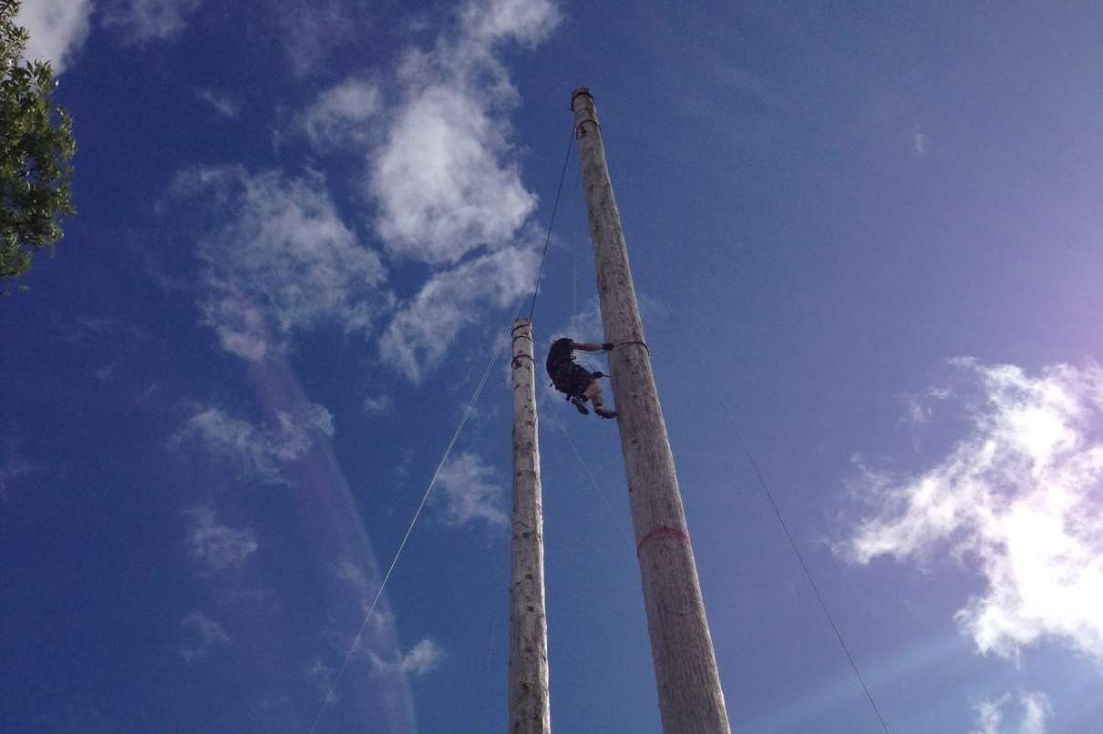The pole climbing championships