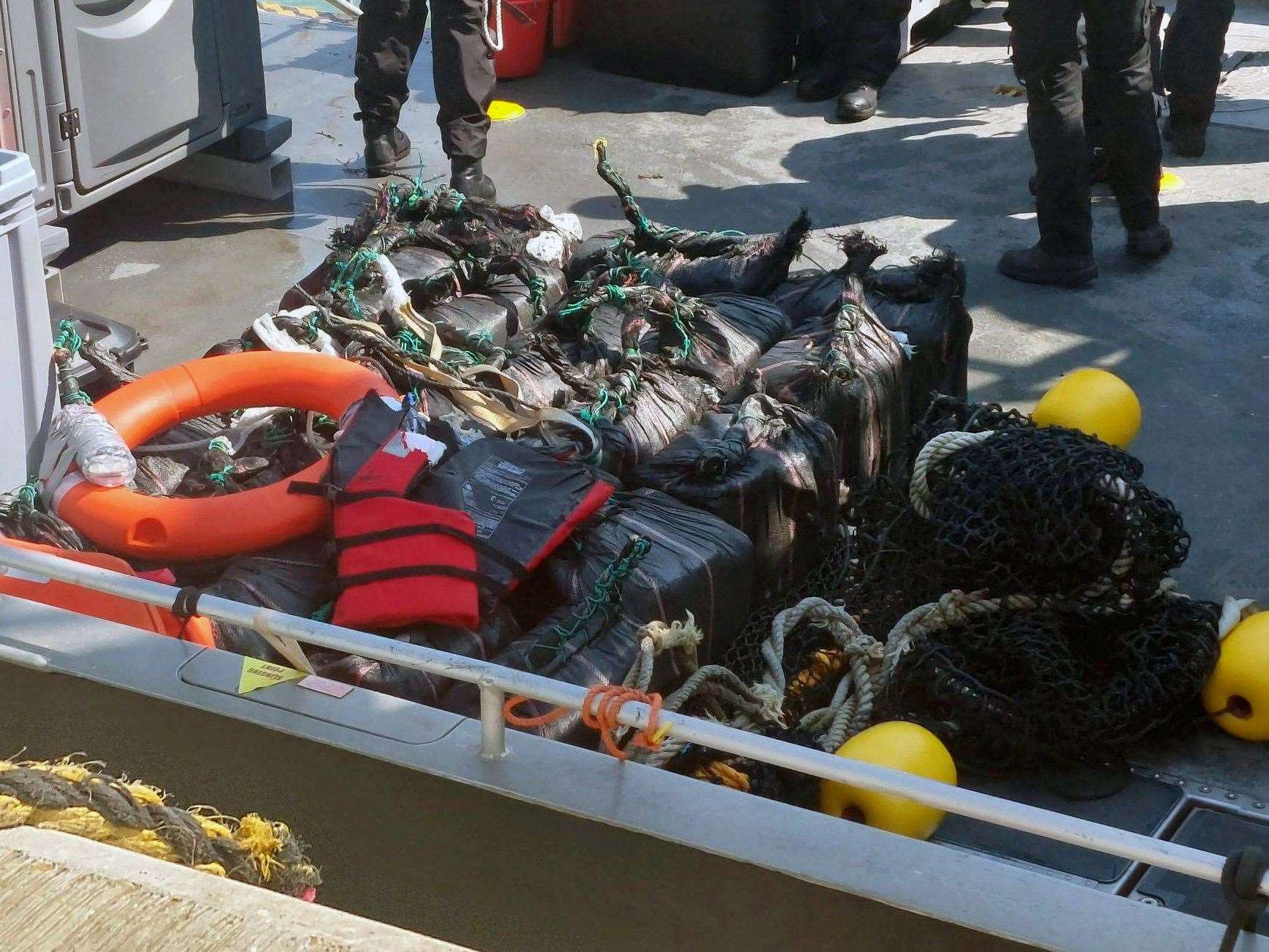 The large haul was intercepted in the English Channel