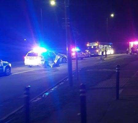 Emergency services in Sutton Road, Maidstone (7823602)