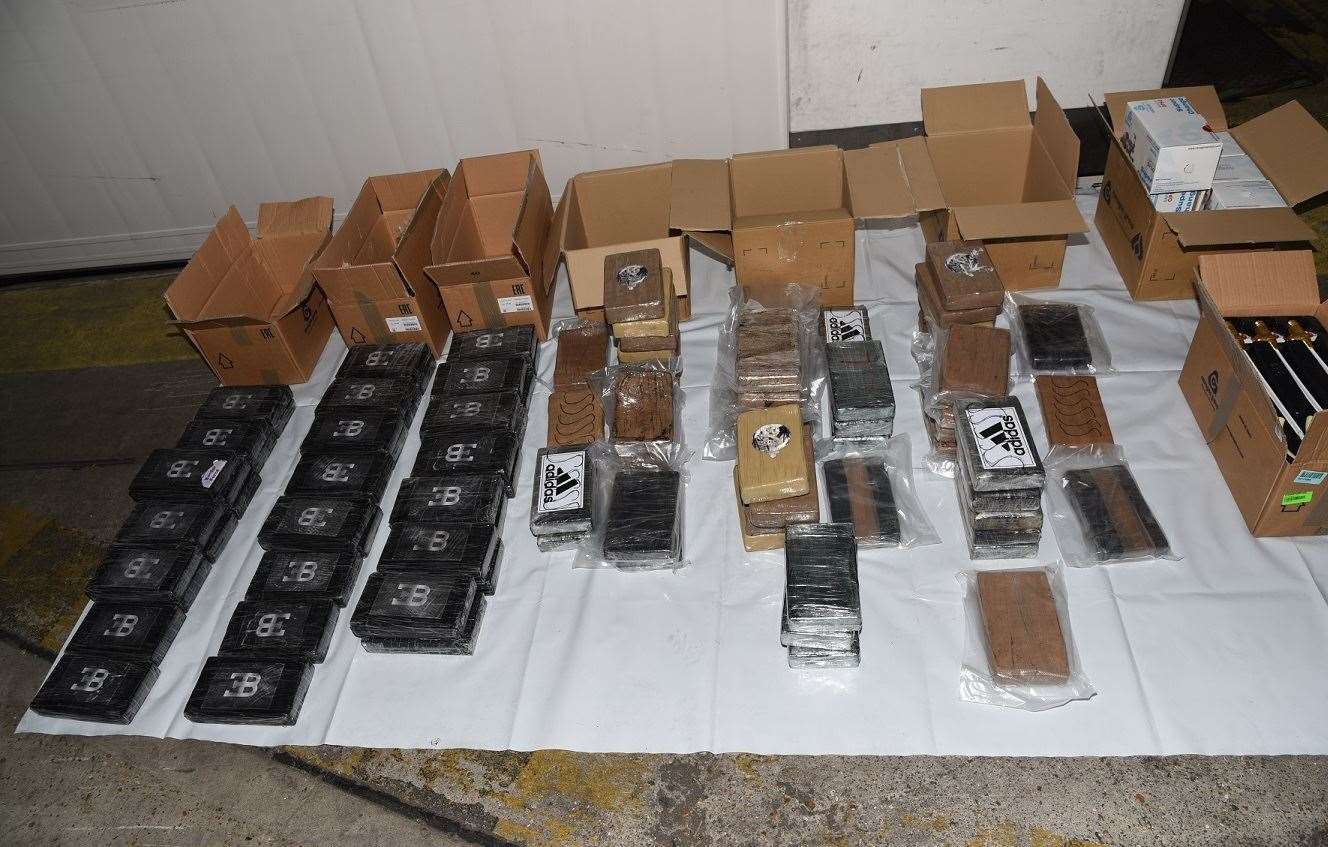 The haul of cocaine was found at the Port of Dover. Picture: NCA
