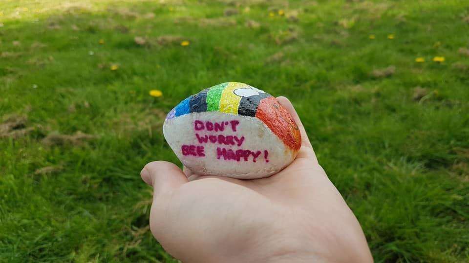 Laura created this rock to remember victims of Manchester attack (2128844)