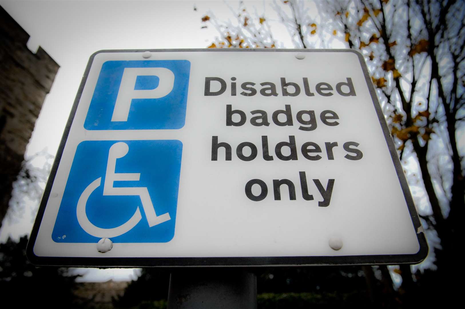 Disabled parking bays at College Road Car Park in Maidstone. Picture Matthew Walker (7069232)