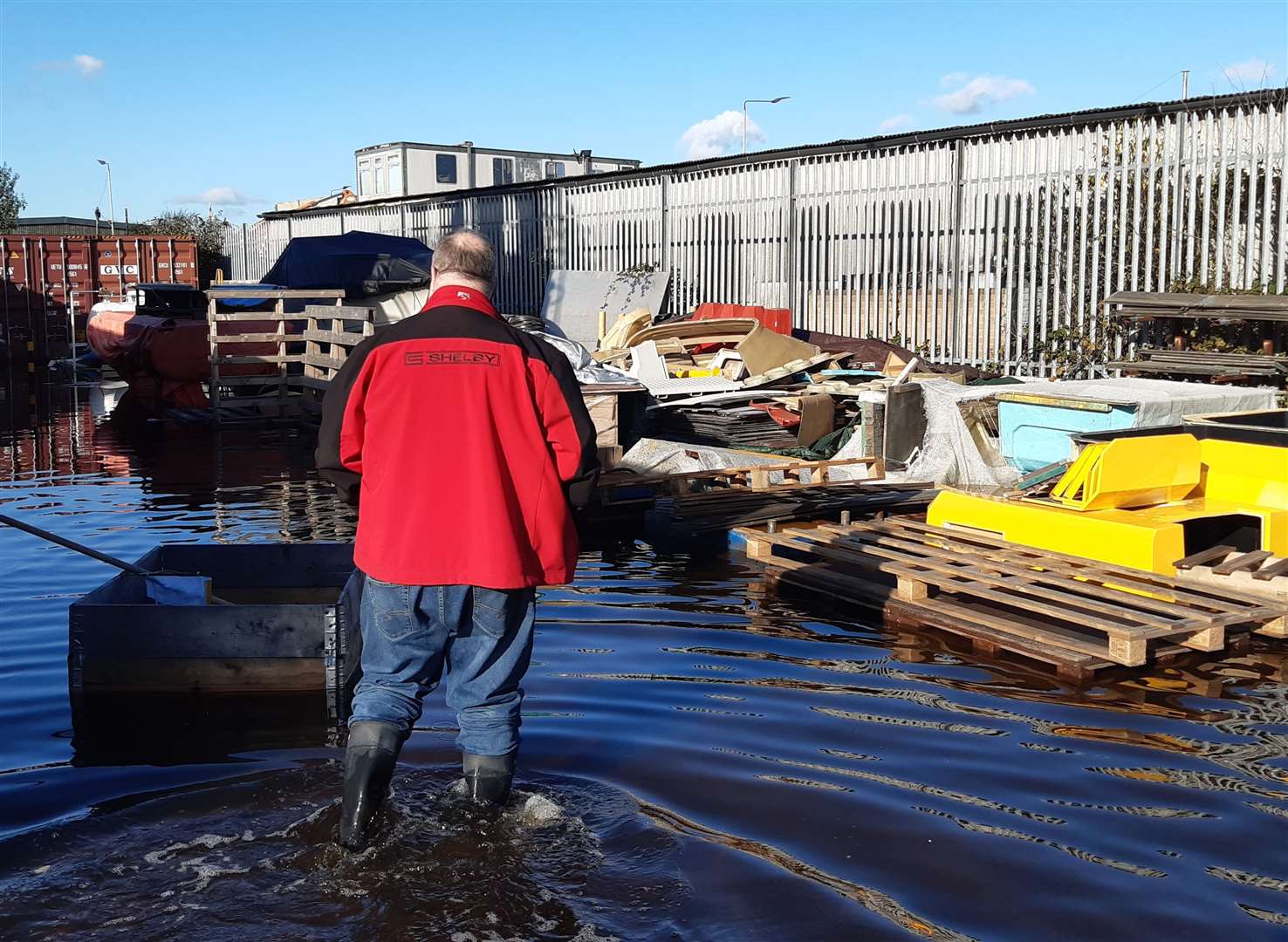 Mark Silvester says his business Dartford Composites is regularly impacted by bad flooding