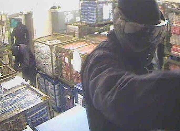 The robbers during the raid in 2006. Picture Kent Police