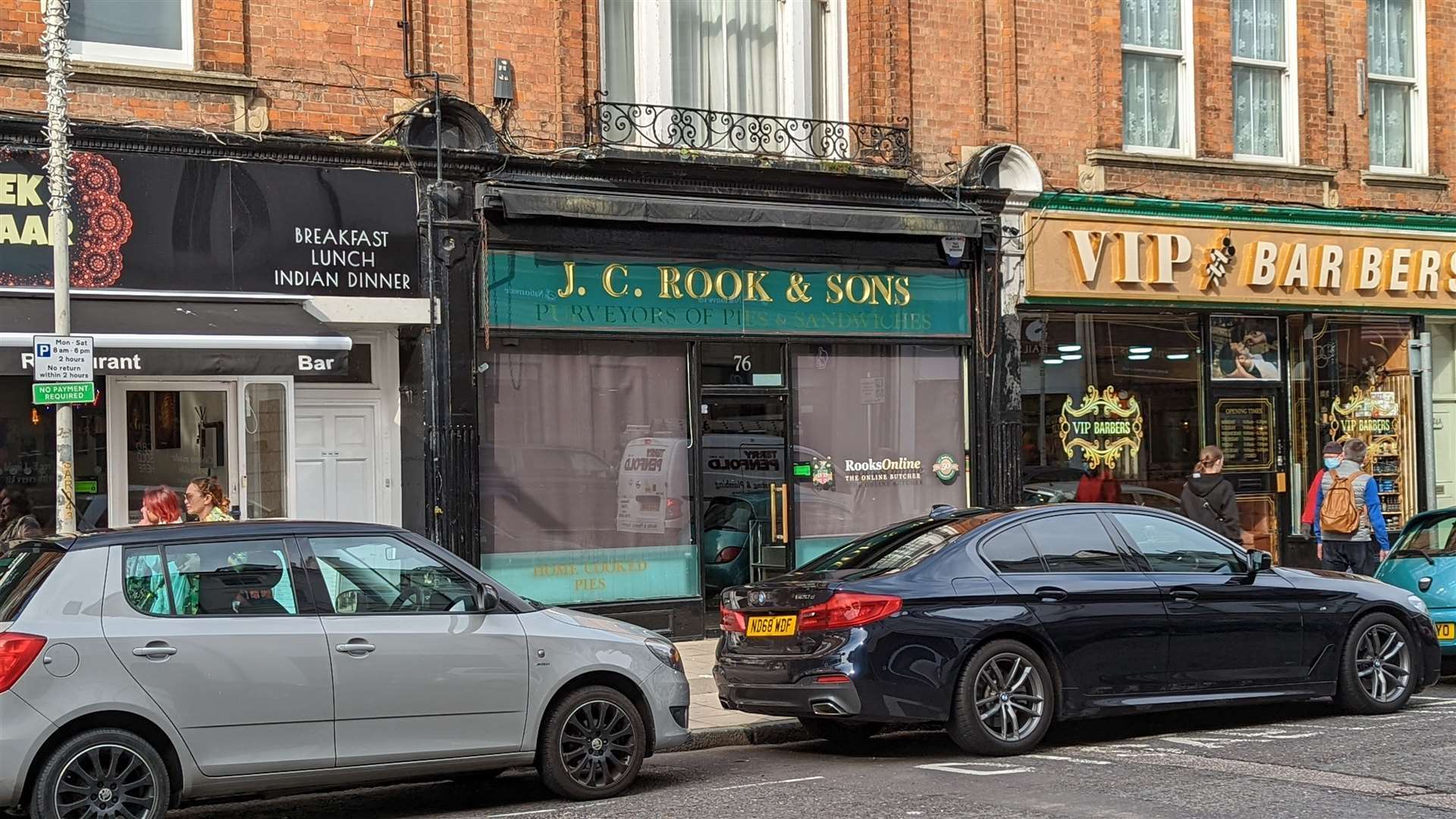 JC Rook and Sons in Sandgate Road, Folkestone, is now closed