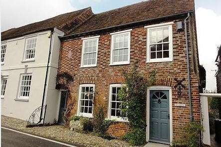 King Post is a Grade II listed property which overlooks Elham village :source Rightmove