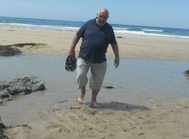 Bryn Davies regularly went to the beach with his family