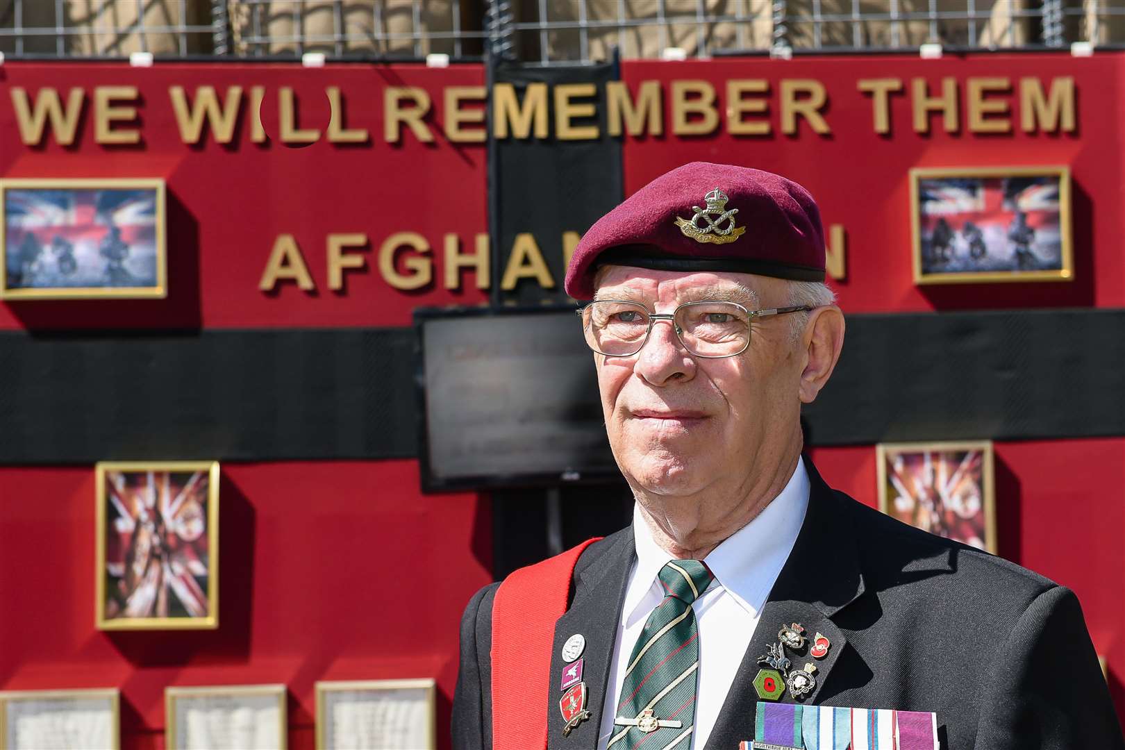 Veteran Frank Thompson from Dove at Armed Forces Day last year