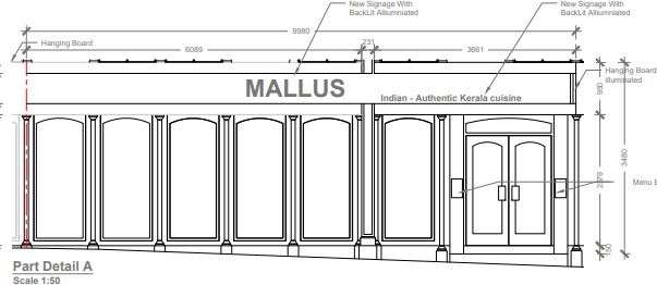 If approved, Mallus Indian restaurant would open in Maidstone High Street