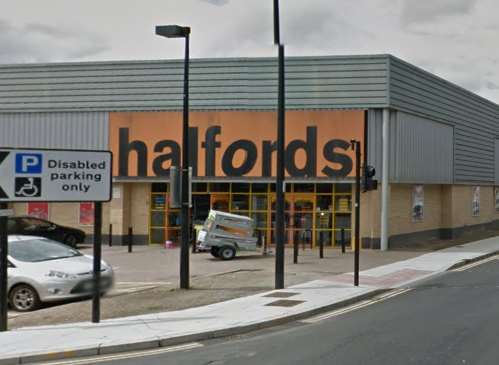 Halfords' Chatham store