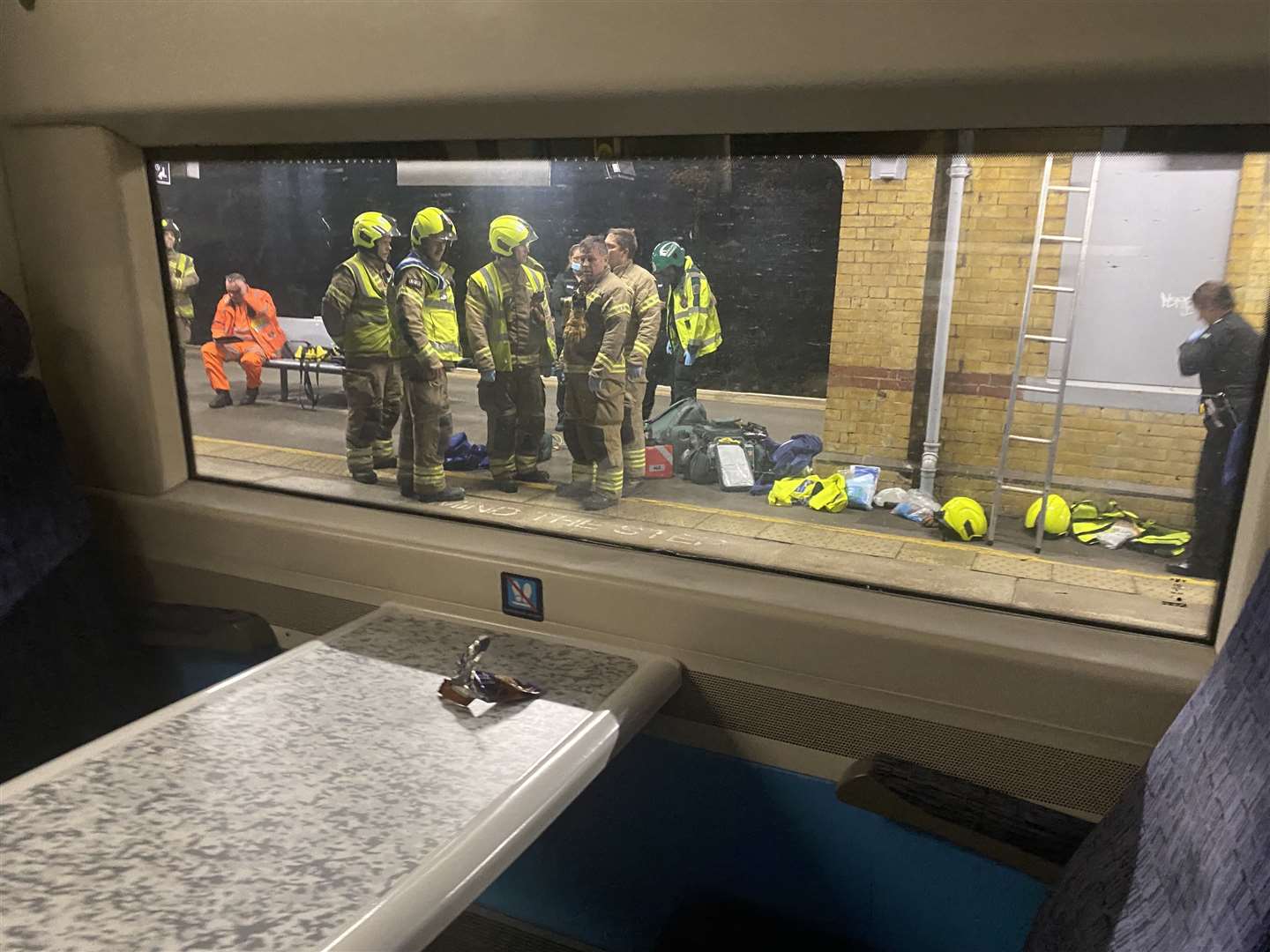 Emergency services were called to Bickley station this evening