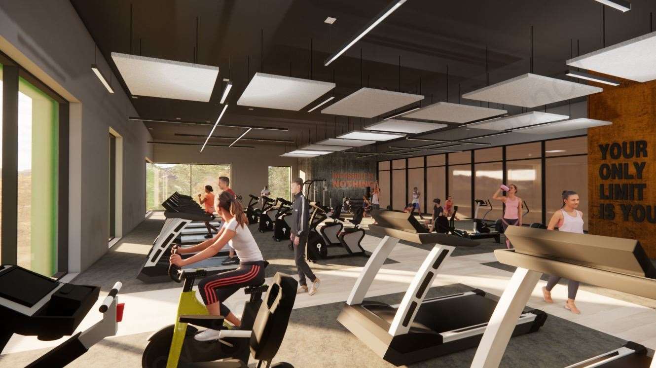The fitness suite at the new Cascades Leisure Centre. Picture: Space & Place