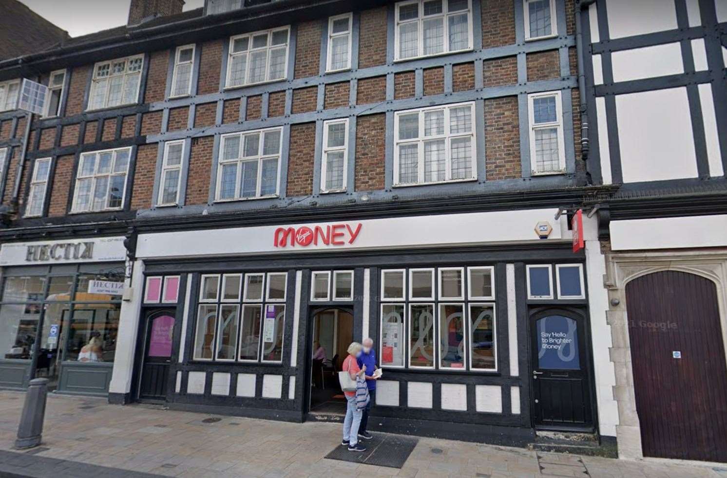 The site is now a Virgin Money store. Picture: Google Street View