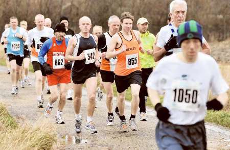 Action from last year’s Canterbury 10-mile race