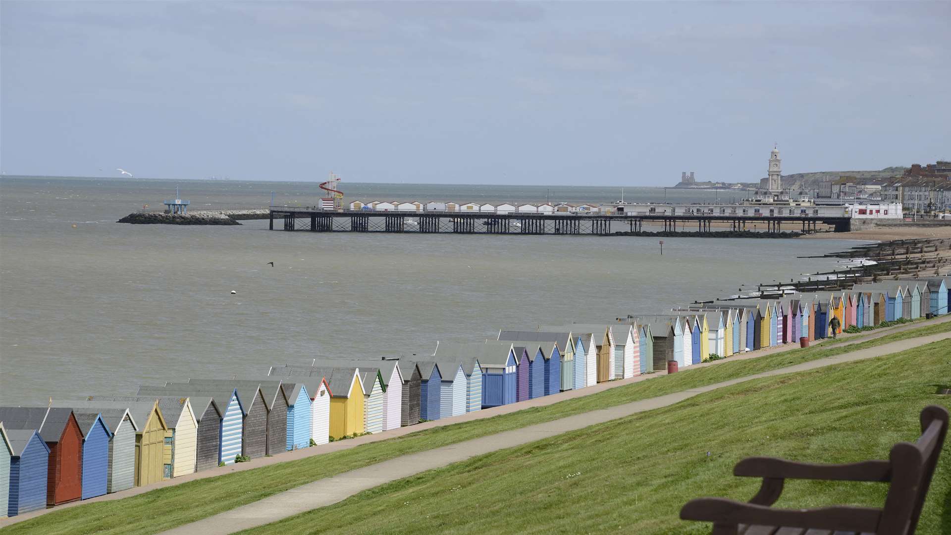 Herne Bay's coastline. Picture by Paul Amos