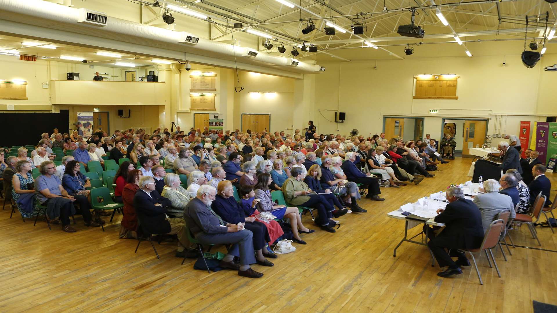 Public meeting over the future of the Kent and Canterbury Hospital at the Canterbury Academy