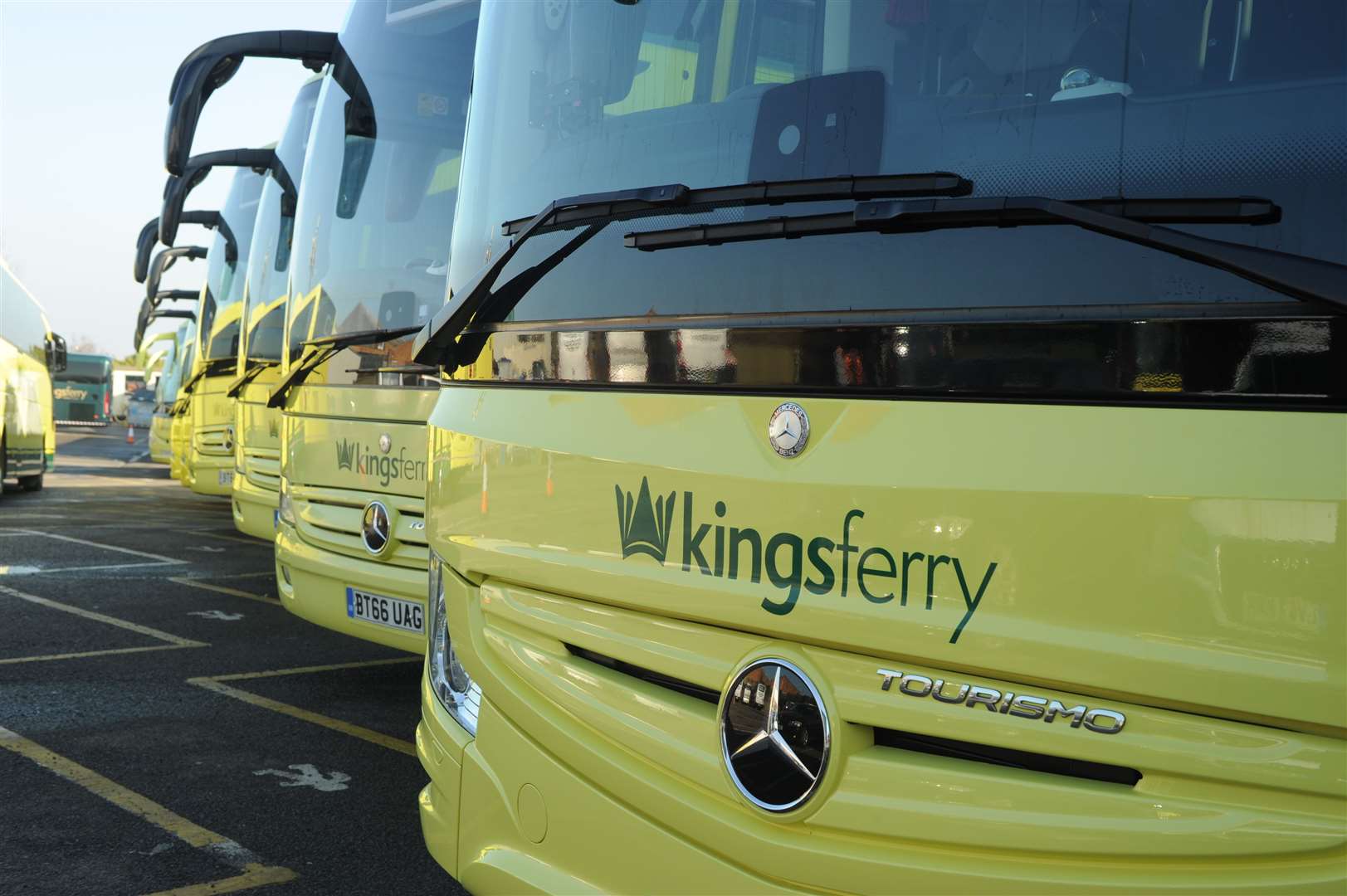 King Ferry Coach Co, Eastcourt Lane, Gillingham. Picture: Steve Crispe