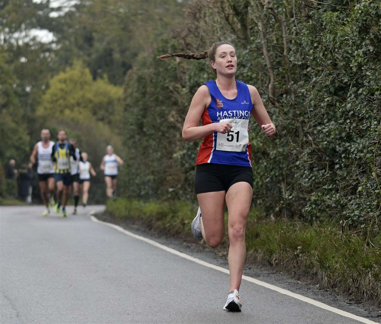 Grace Baker of Hastings AC was second lady finisher this year. Picture: Barry Goodwin (62013908)