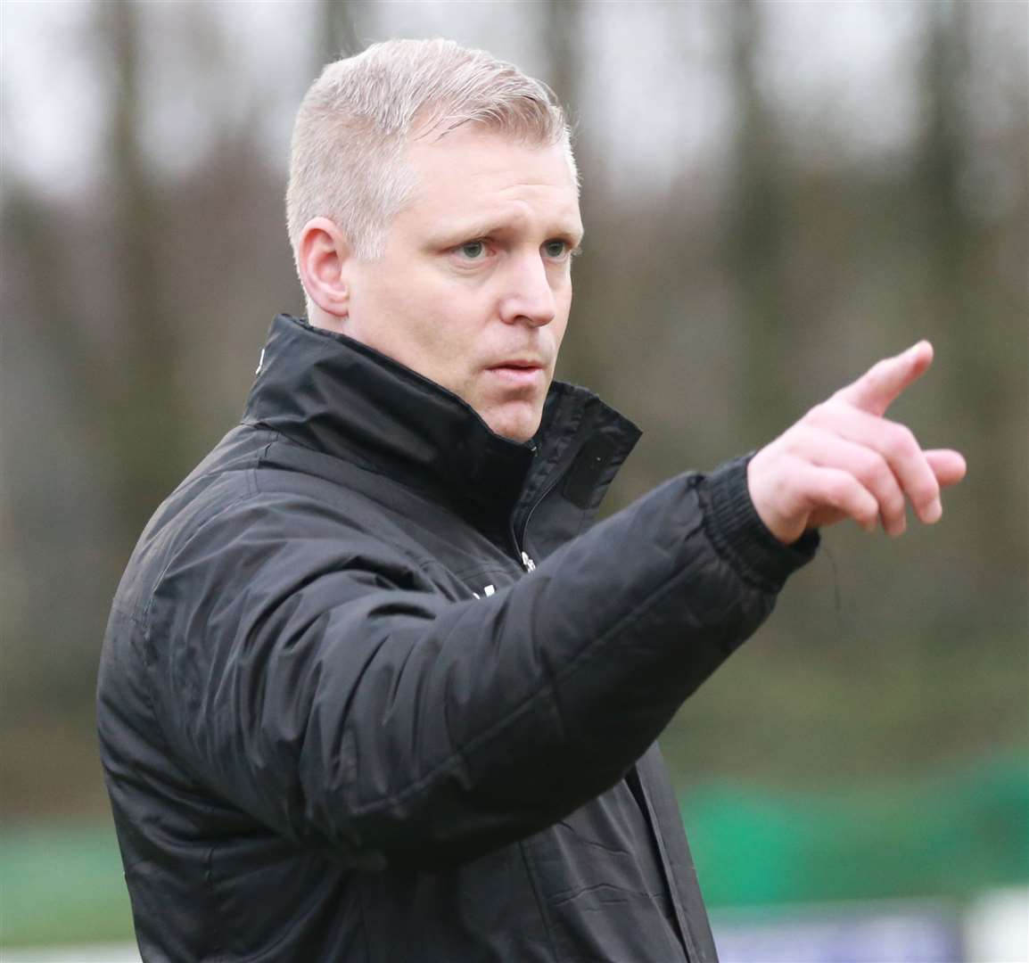 Chris Lynch's Sittingbourne side were challenging for a play-off place at the start of 2020 Picture: John Westhrop
