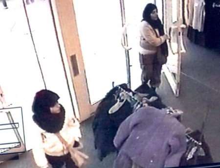 The CCTV image of the women released by Kent Police