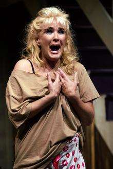Beverley Callard as Mari Hoff in the Rise and Fall of Little Voice
