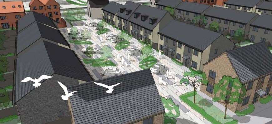 Artist impressions of the Taylor Wimpey development plans at Stone Pit, near Dartford. Picture: Taylor Wimpey