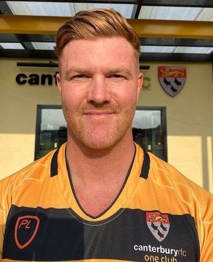 Canterbury Rugby Club's Dave Irvine returns to the Marine Travel Ground after his loan spell last season