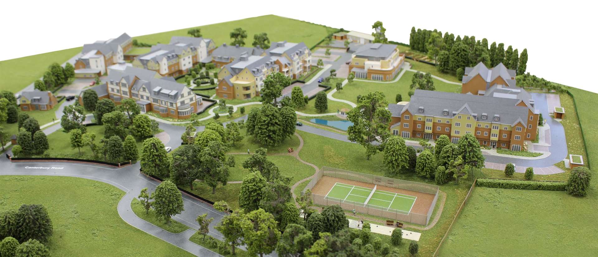 The latest CGI released in 2016 of how the retirement village could have looked